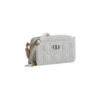 Dior Caro Double Pouch White Supple Cannage Calfskin - DHB10