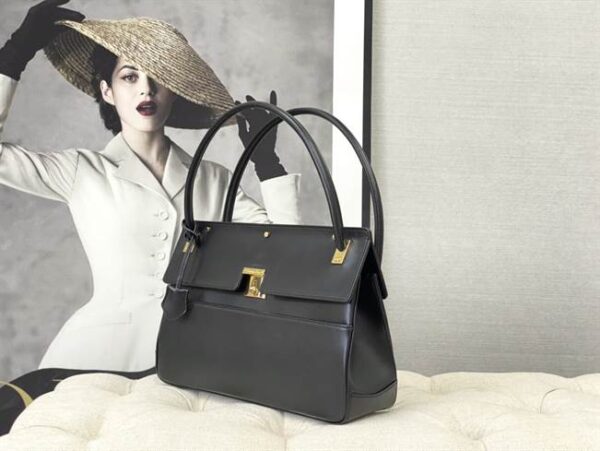 Dior Parisienne Bag Black Smooth Calfskin - DHB34