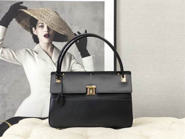 Dior Parisienne Bag Black Smooth Calfskin - DHB34