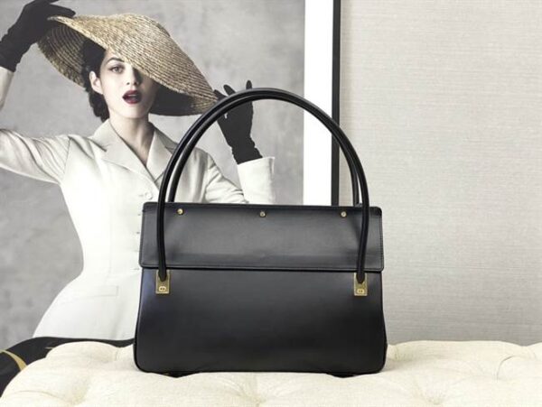 Dior Parisienne Bag Black Smooth Calfskin - DHB34