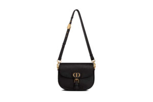 Medium Dior Bobby bag Black Granined Calfskin - DHB15 - 2