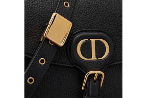 Medium Dior Bobby bag Black Granined Calfskin - DHB15 - 3