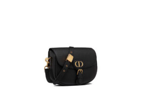 Medium Dior Bobby bag Black Granined Calfskin - DHB15 - 5