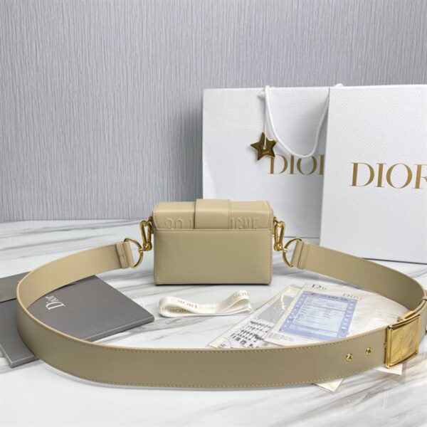 Dior 30 Montaigne Box Bag Latte Box Calfskin - DHB040