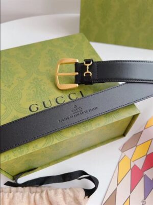 Gucci Belt With Crystal Horsebit - BELT29