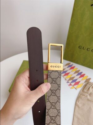 Gucci GG belt with rectangular buckle - BELT27