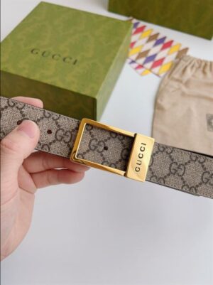 Gucci GG belt with rectangular buckle - BELT27