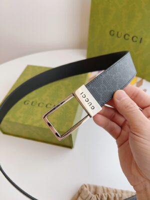 Gucci GG belt with rectangular buckle - BELT28