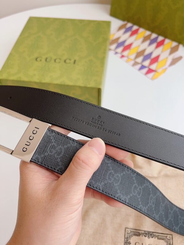 Gucci GG belt with rectangular buckle - BELT28