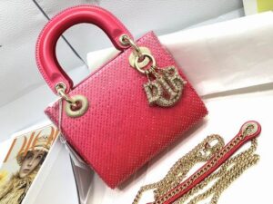 Mini Lady Dior Bag Bead Embroidery - DHB66