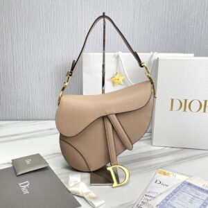 Saddle Bag With Strap Grained Calfskin - DHB86